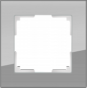 W0011115 / Рамка на 1 пост Favorit (серый, стекло)