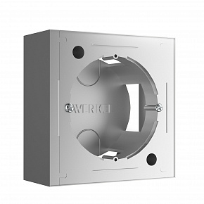W8000006 / Коробка для накладного монтажа (серебряный)