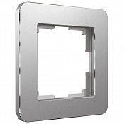 W0012606 / Рамка на 1 пост Platinum (алюминий)